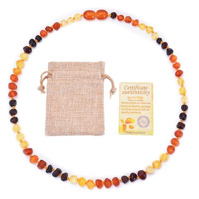 baltic sea amber teething necklace