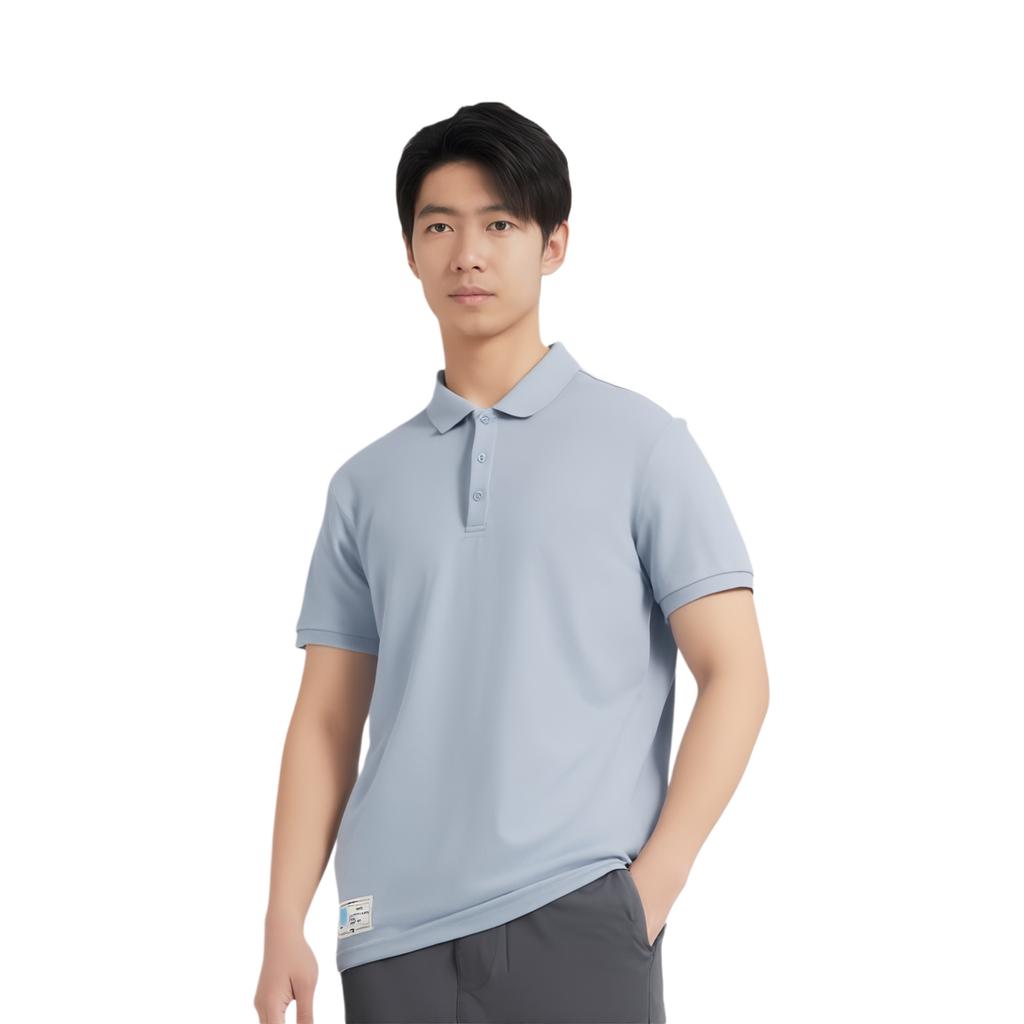 Li Ning Sports Life Collection Polo Shirt Men's Mist Blue APLS041-12