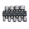 14PC/9PC Hex Shank Heavy Duty Socket Set for Metric & Imperial with Air Wrench & Magnetic-Free Nut Bolt Disassembly Tool