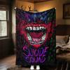 1PC Suicide Squad Outdoor Flannel Blanket Soft Plush Decor for Picnics, camping,Bedroom, Playroom, Office1192A