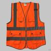 Waistcoat with Pockets, Zipper, Reflective