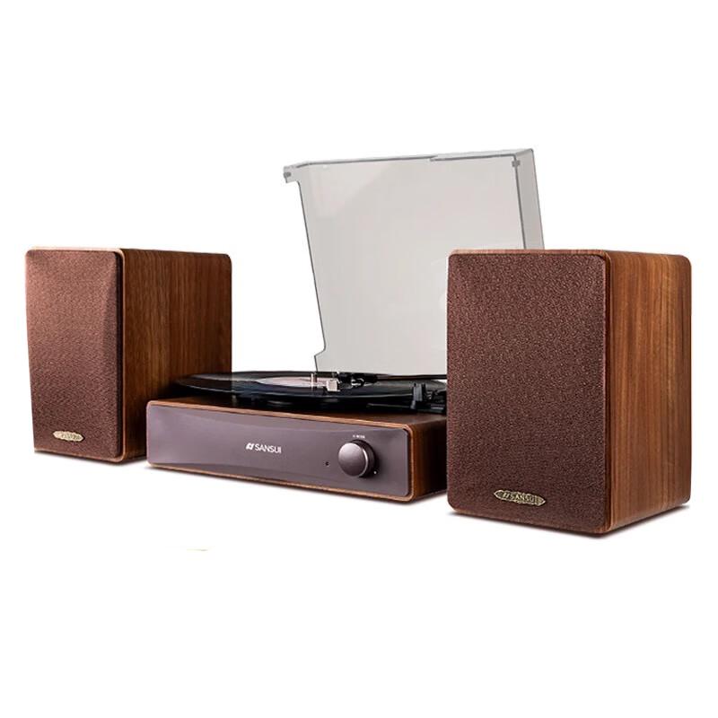 

SANSUI V31 Retro Bluetooth Turntable with Built-in Speaker