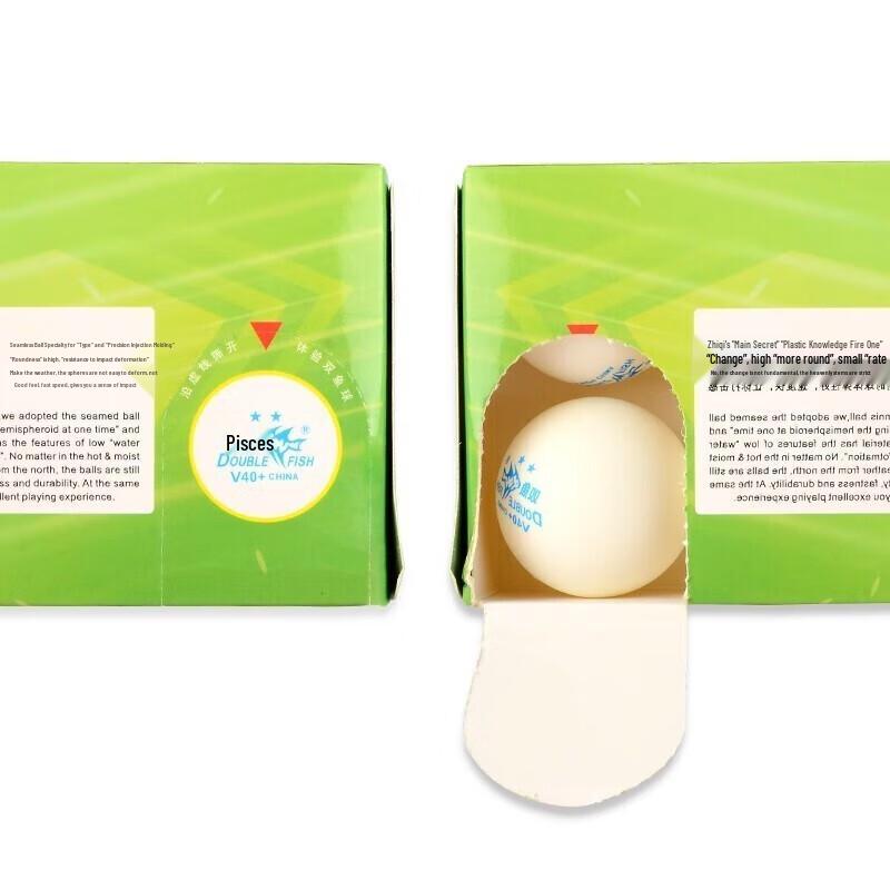 Double Fish Zhan Chi V40+ Table Tennis Balls