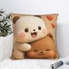 3D Print Kawaii Bubu & Dudu Pillow Cover Kawaii Pillow Case For Living Room Sofa Soft Pillowcases Gift
