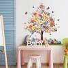 Flower Decorations, Tree Ornaments and Egg-shaped Wall Stickers for The Children's Room in The Living Room.