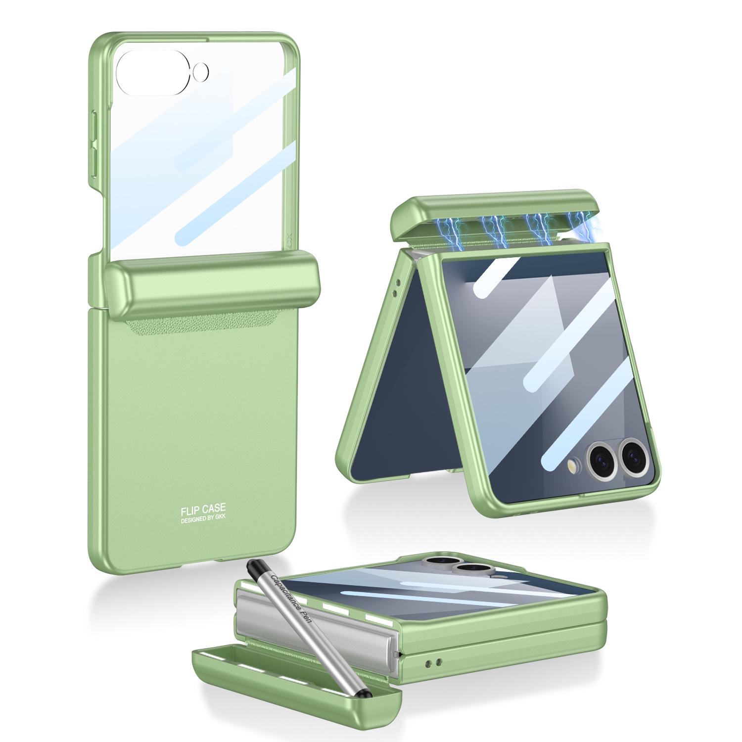 

Samsung Z Flip7 Case: Fashionable Magnetic Protective Cover with Pen Holder Samsung Z Flip 7