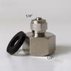 Lead Free Brass Valve,Purifier fittings connections Faucet ball valve 1/4"3/8" 1/2" Mini Ball Valve with Switch use