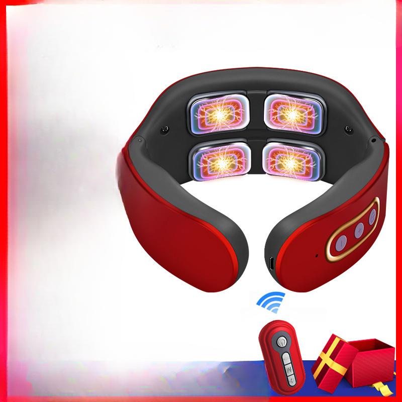 Massager Intelligent Neck Massager Pulse Heating Physiotherapy Device Heat Compress Neck Protection Device Shoulder and Neck Cervical Spine Device