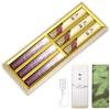 Sympathy Incense Gift Set In a Wooden Box [Karin Ruby, 2 Types, Sandalwood, with Inner Wrapping and Sympathy Note] Made In Japan, Low Smoke, Perfect
