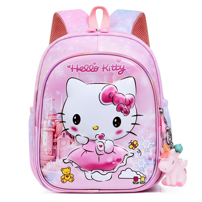 Elsa Kuromi Spider Man Einhorn Rucksack mit atmungsaktivem Oxford-Gewebe für Kindergartenkinder