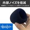 Rubonarie Microphone Sponge Windscreen for Karaoke Dynamic Microphones, Set of 12 (Black)