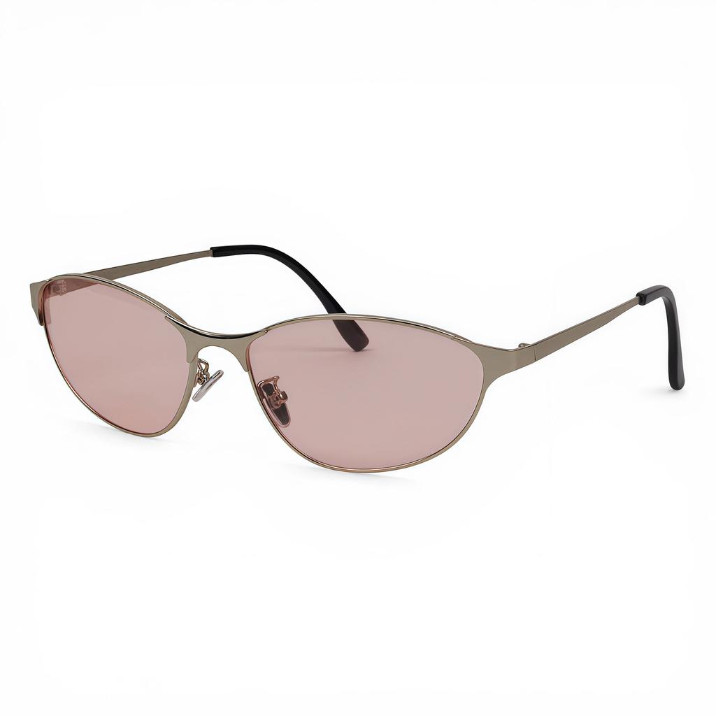 Adije Dacey (Silver-Pink Tint) Rv1041 Sunglasses Goggles Uv Protection