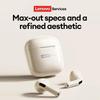 Originální bezdrátová sluchátka Lenovo LE201 Bluetooth 6.0 Sluchátka do uší ENC Potlačení hluku při hovoru Ultra nízká latence Prostorový zvuk Sluchátka