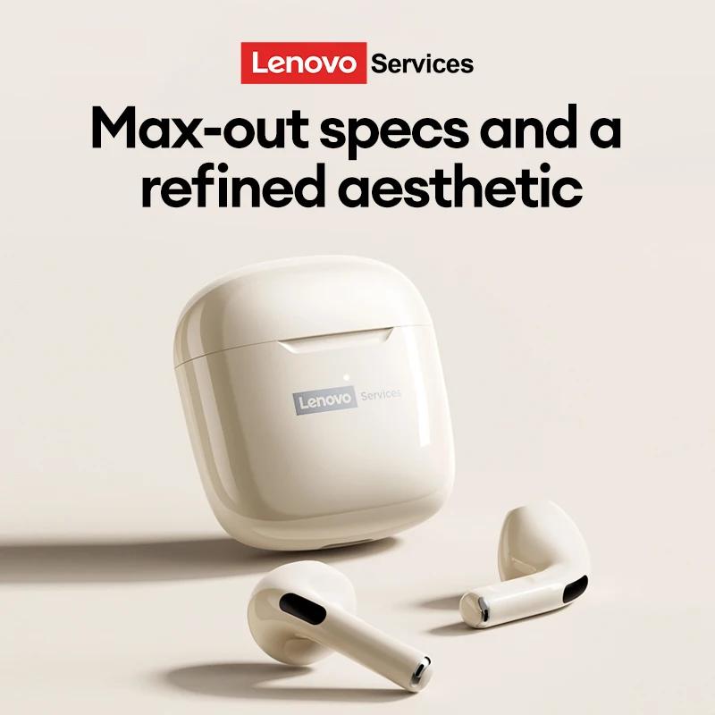 Original Lenovo LE201 Wireless Headphones Bluetooth 6.0 Earbuds ENC Call Noise Cancellation Ultra Long Latency Surround Sound Earphones