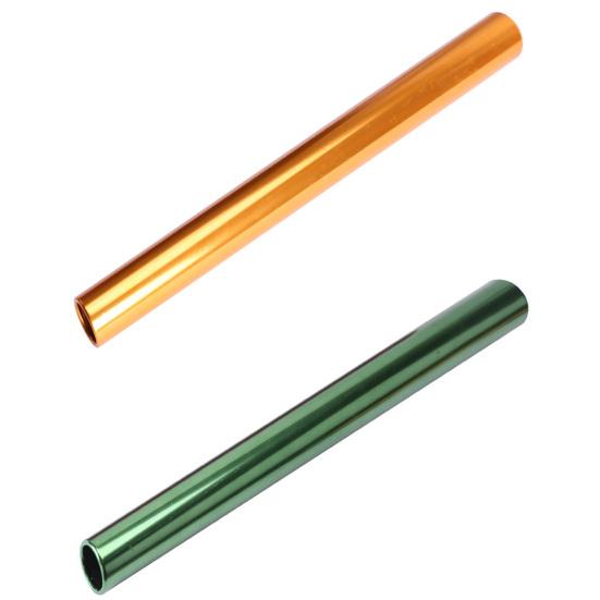 2.7cm Relay Batons Electroplating Multiuse Aluminum Alloy Sprinting Competition Transfer Batons Track Field