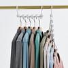 1pcs Foldable Magic Hanger Multi-function Five-hole Connection Hook ABS Plastic Rotary Storage Hanger Coat Hanger 2025 Hangers
