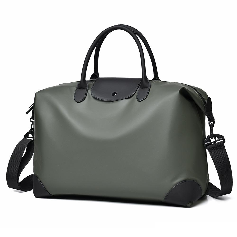 

Large Capacity Korean Style Travel & Business Handbag for Fitness and Leisure зелений