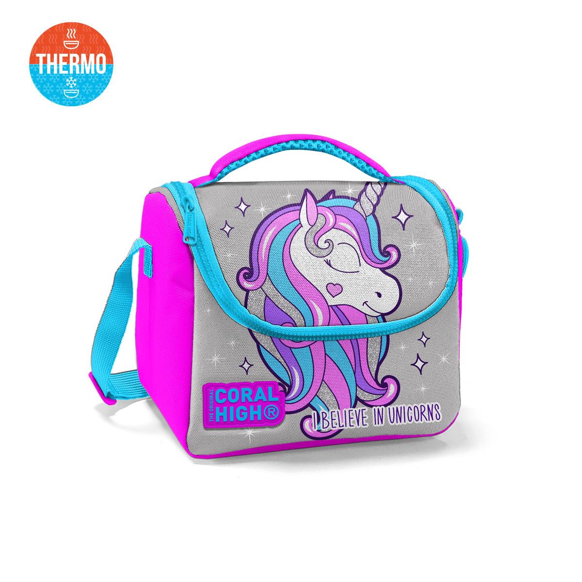 

Термобокс для обіду Coral High Kids Pink Silver Unicorn 11836
