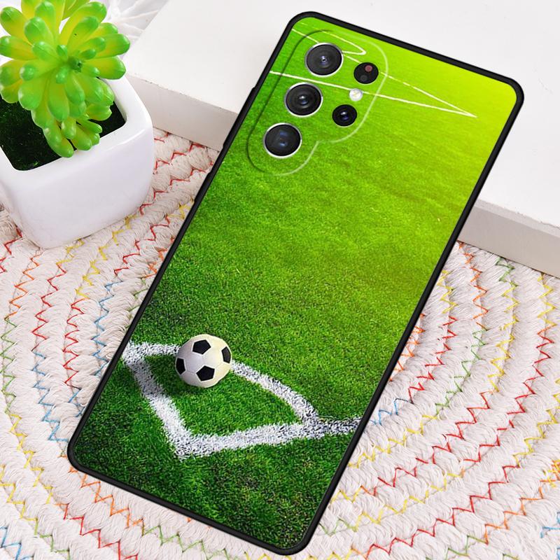 Football Field Phone Case for Samsung Galaxy note 10 pro S26 Ultra S23 S24 FE S25 S21 S22 PLUS shockproof Cove