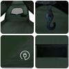 Family Tent with Roof Olive Green 380 x 260 x 190 cm Polyester