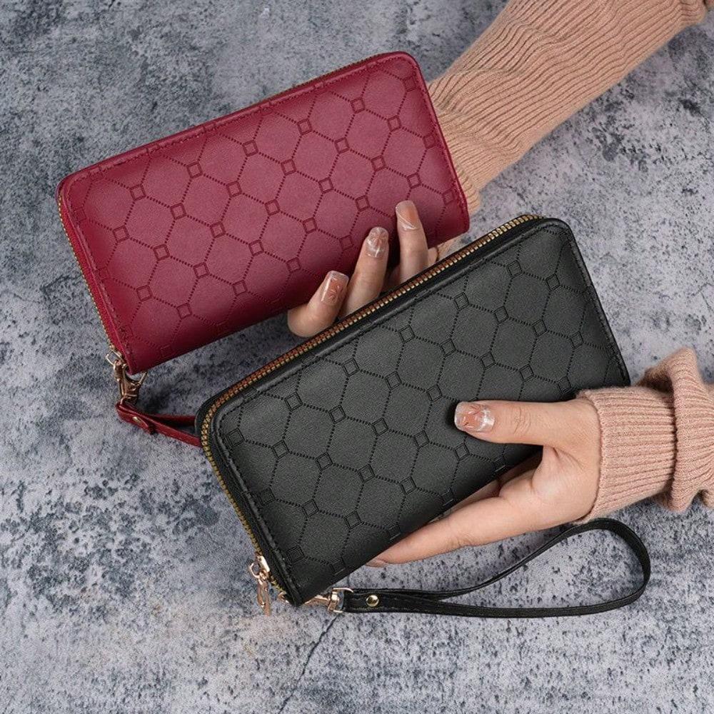 Wallet Long Change Bag Large Capacity Women's Doka Zipper Clutch Bag Mobile Phone Bag Women