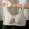 Seamless Bra Women's Adjustable Gathering Bra Plus-size Underwear Women's Beauty Back Lift Anti-glare Bra