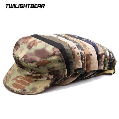 58/59/60cm Airsoft Camo Strijdhoed Hoge Kwaliteit Verdikte Zon Hoed Mannen Vrouwen Buiten Kampeerhoed AE02