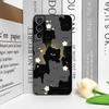 Custodia per Telefono Coppia Gatti Neri Bianchi Cartoni Animati per Google Pixel 9A 8A 7A 6A 7 PRO 8 9 Pro XL 4G 5G Cover Morbida Antiurto Guscio Abbinato