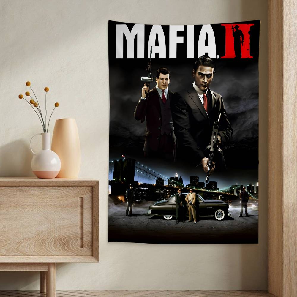 Mafia Definitive Edition Arazzo Anime Vintage Appeso Tarocchi Tappeti da Parete Hippie Arredamento per Stanza e Casa