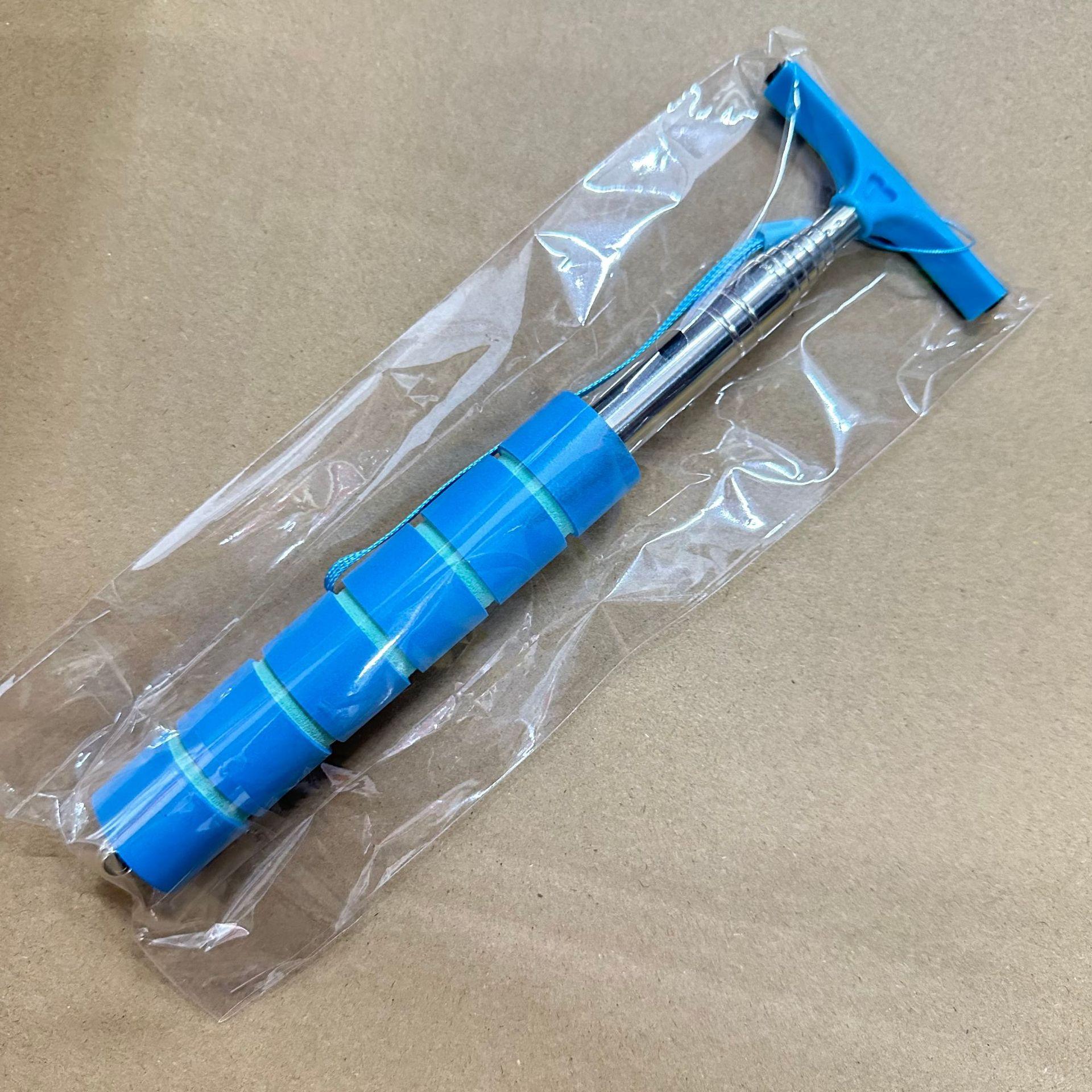 Telescopic Wiper Multifunctional Car Rearview Mirror Telescopic Wiper Artifact Wiper, Car Wash Glass Wiper синий