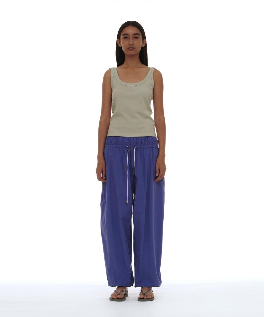 PARTIMENTO WOMEN Pwc Cotton Double Waist Harem Pants_10 Colors (Type B)