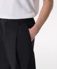 Musinsa Standard Solotex One-Pleat Wide Comfort Elastic Waist Shorts [Black]
