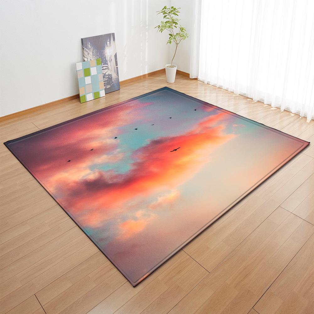 Scenic Carpet Feather Wind Bedroom Floor Mat