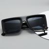 New Square Sunglasses Women Shades UV400 Retro Trending Rivets Men Gradient Sun Glasses