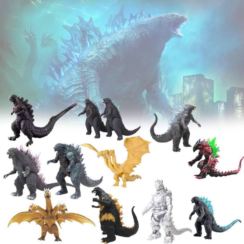 Majestic Godzilla Monster King Ghidorah Colossal Action Figure Toy Model Collectible