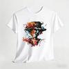2026 New Fashion One Piece Men's and Women's T-shirt Short Sleeves Shanks Japanese Anime Niche Parent-child Streetwear Clothes