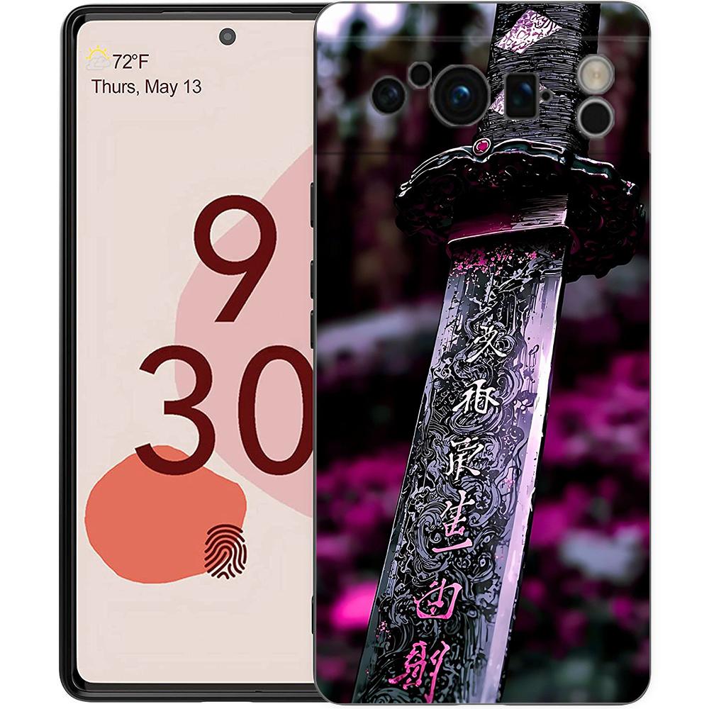 

Чехол для телефона для Google Pixel 10 9 8 7 6 7A 6A Pro Ударопрочный Мягкий ТПУ 10 9 Pro XL Корпус Чехол Сумка Меч Креативный Узор Pixel 9