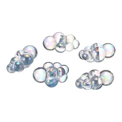 CoCud Miniatur-Puppenhaus Blasencluster, Maßstab 1:16 Acryl Blaue Blasen - (Verwenden: Bastelartikel, Feen Strand Dekoration) Packung mit 5