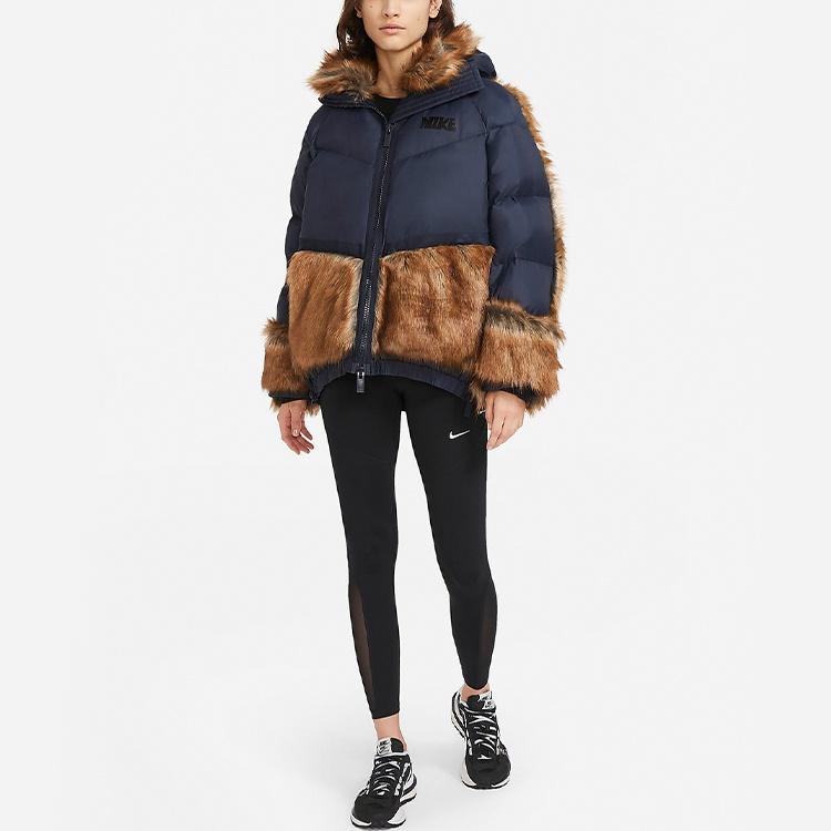 (WMNS) Nike X Sacai Parka 'Navy' Women's CT3267-475