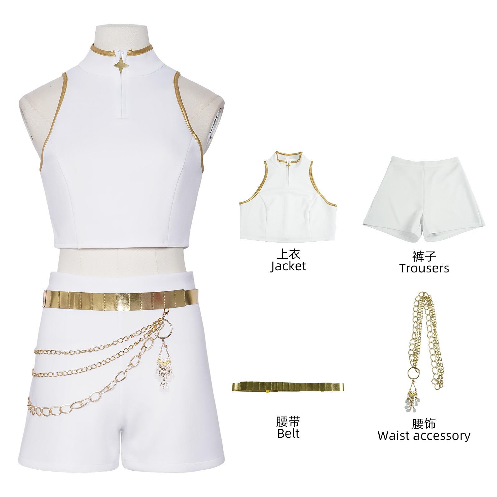 

Руми Зои Мира Косплей K-pop Костюм Демона Охотники Женский Черный Золотой Костюм Саджа Мальчики Хэллоуин Ролевые Наряды 130