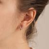 Fashion Asymmetric Snowflake Christmas Tree Candy Cane Stud Earrings For Women