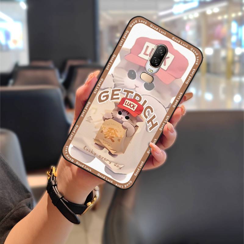 Full wrap Soft case Phone Case For OnePlus 6/1+6 Graffiti Fashion Design Phone Pouch Anti-knock TPU Couple Waterproof