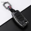 ABS Carbon Fiber Style Car Key Case Cover Fob for Ford B-Max C-Max Eco Sport Galaxy Fiesta Focus 2 Ecosport Kuga Escape Falcon