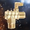 Unidirectional 3-port Air Compressor Connect Pipe Fittings Check Valve Central Pneumatic Valves Thread Replacement Tool