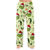 Women's Christmas Print Flannel Pajama Pants Loose Fit Sleep Bottoms for Holiday Lounging