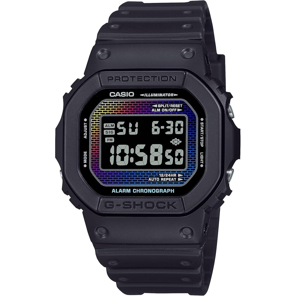 

Casio G-Shock DW-5600RW-1 Men s Watch Black Red Resin Strap Water Resistant