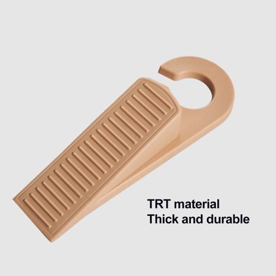 Yousheng 2Pcs Door Stoppers Wear Resistant Non-Slip Design Universal Easy to Install Home Safety Shock-Absorbent Door Wedge