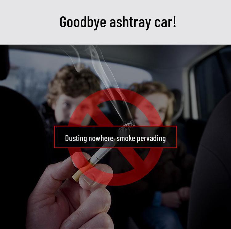 High Flame Retardant Car Ashtray with Lid & Light for 2025 GAC GS8/M8 Interior Modification