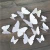 12pcs PVC 3D Butterfly Wall Decor Cute Butterflies Wall Stickers Art Decals Home Decoration Room Wall Art