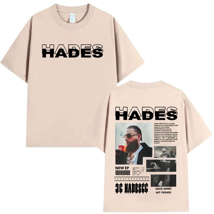 Hades66 New Album Hip Hop Rapper TShirts Y2K High Quality 2025 Cotton Pop Tee Shirt Mens Short Sleeve Casual Clothes Streetwear